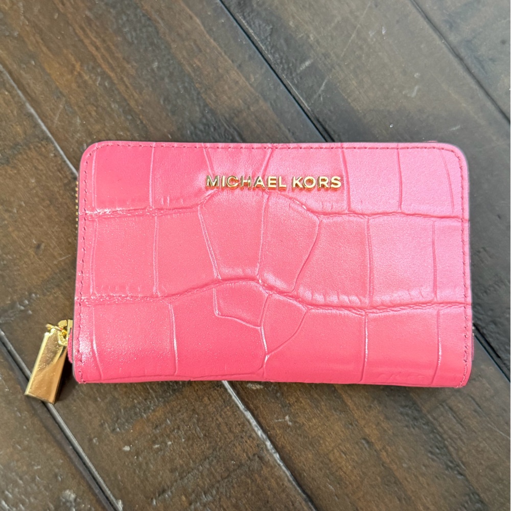 Michael Kors Pink Shimmer Wallet